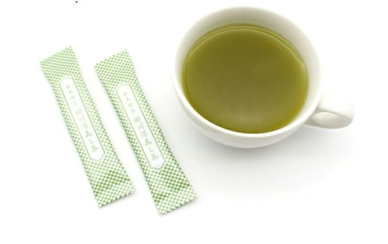 Green Tea Powder Sachets - 10 sachets (Deep Steamed tea)